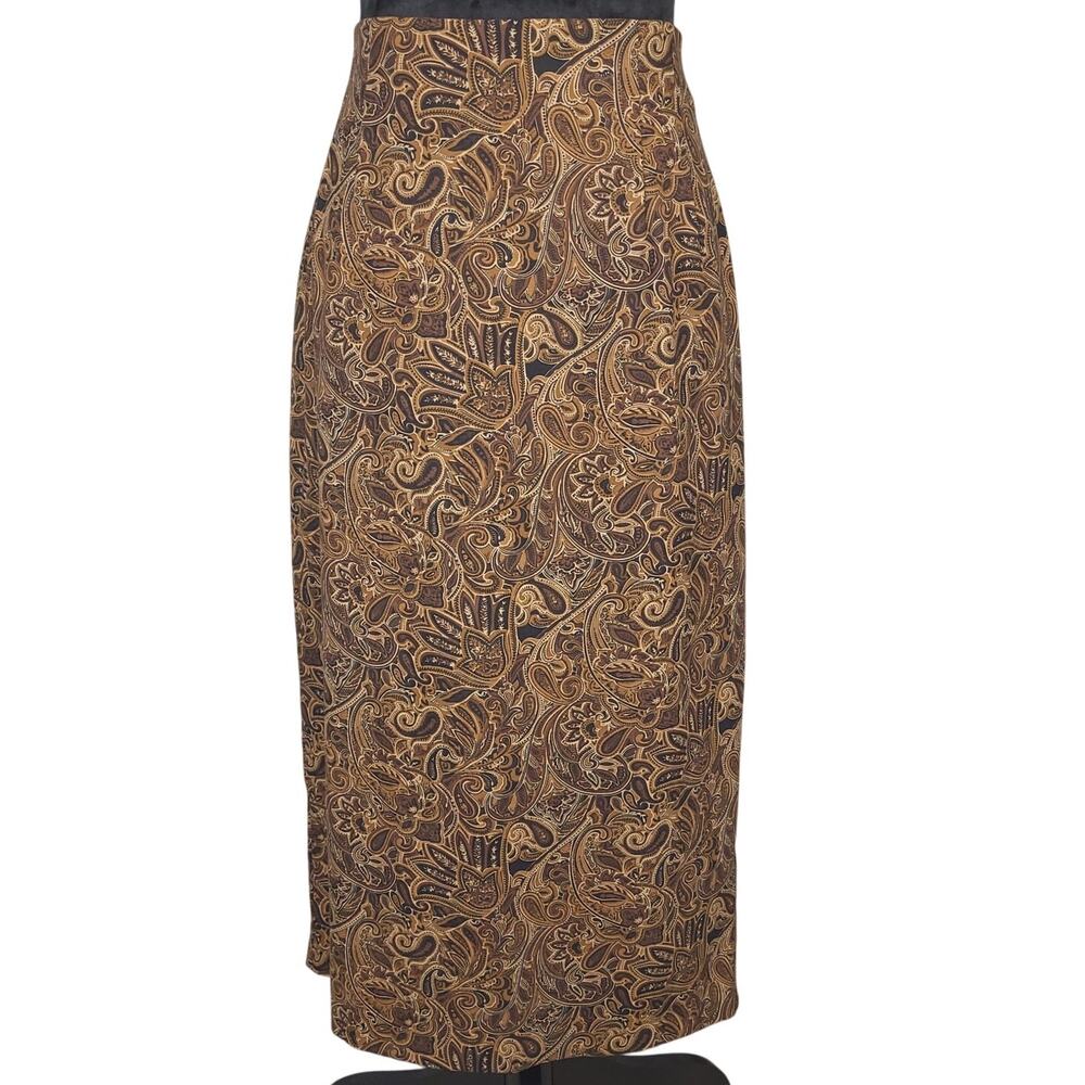Vintage Briggs Women's 8P Maxi Skirt Boho Artsy Hippie 90's Old Money Y2K Gothic
